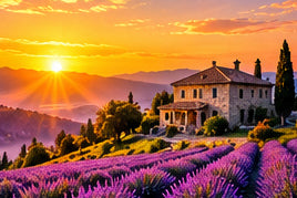 Tablou decorativ - Casa din Lavanda