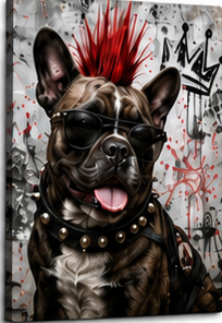 Tablou decorativ Catelul Mohawk