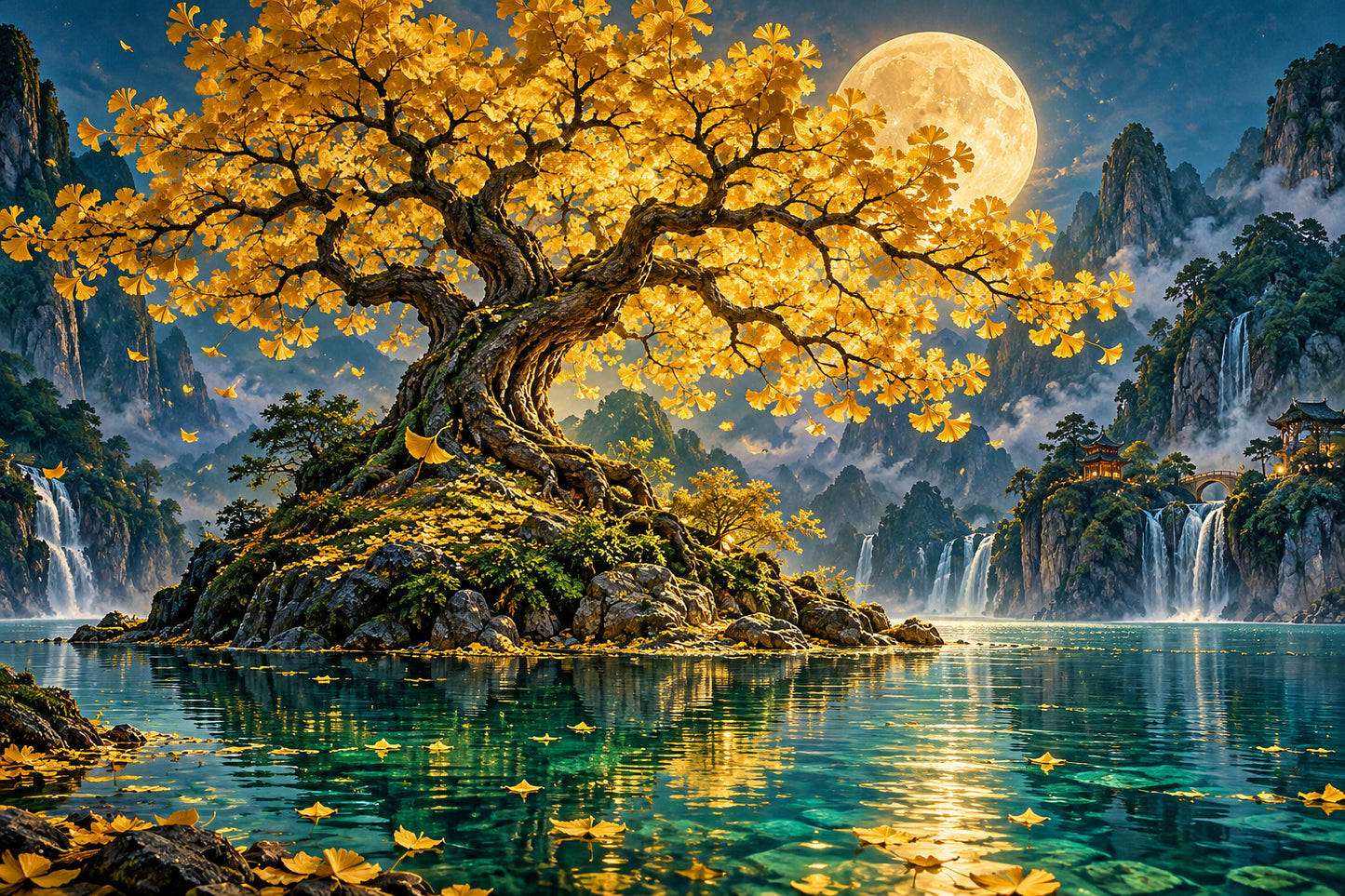 Tablou decorativ - Ginkgo Luminos