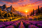 Tablou decorativ - Lavanda de sub Munte