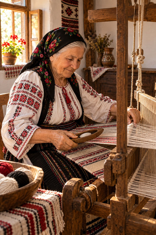 Tablou decorativ - Lectia de cusut