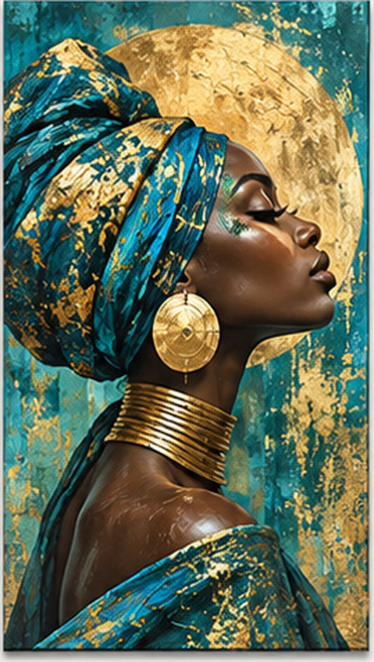 Tablou decorativ - Luna de aur - Zibo.ro