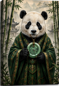 Tablou decorativ Panda de Jad