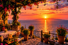 Tablou decorativ - Pergola de la Apus