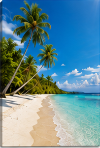 Tablou decorativ Plaja Tropicala