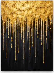 Tablou decorativ Ploaie de Aur