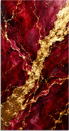Tablou decorativ Rubin si Aur
