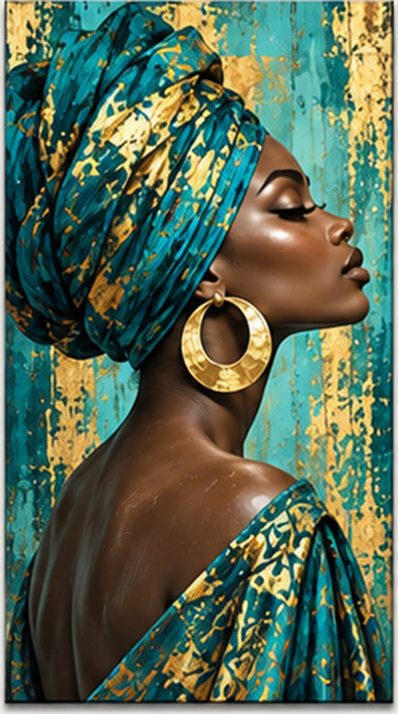 Tablou decorativ - Turban de smarald