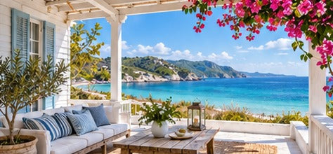 Tablou decorativ - Veranda cu vedere