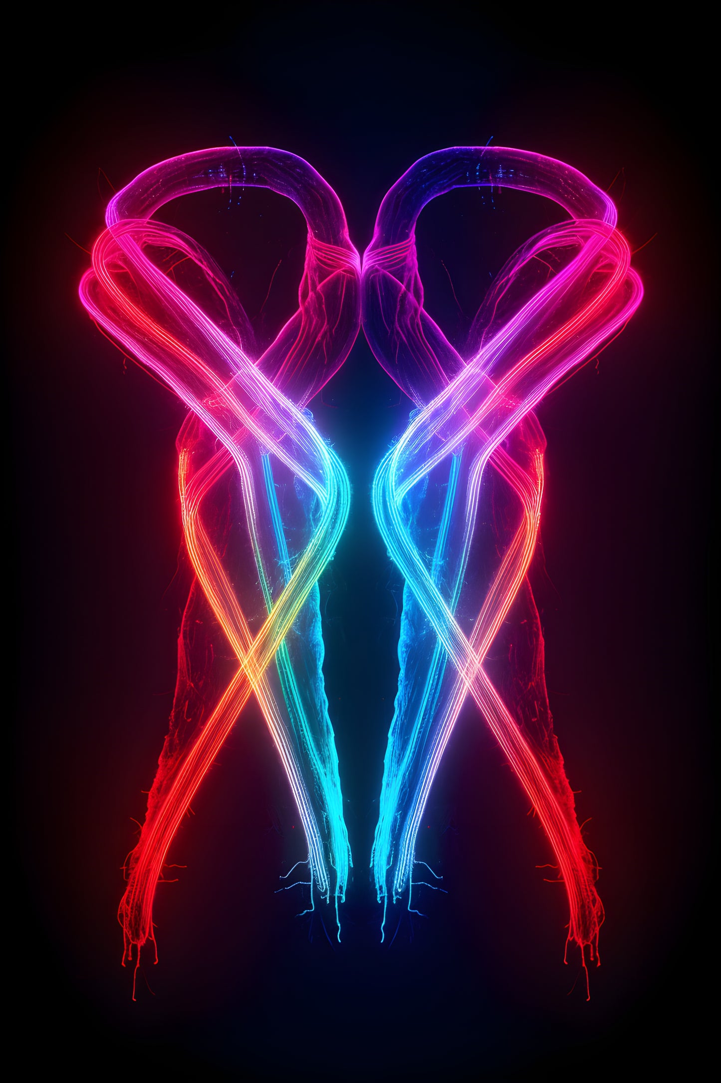 Tablou decorativ - Gemenii neon