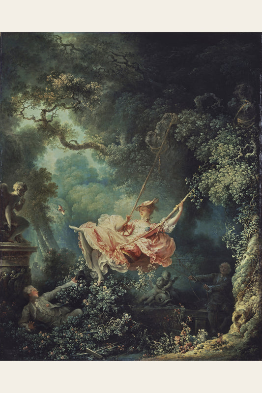 Tablou decorativ - Leaganul (dupa Jean-Honore Fragonard)