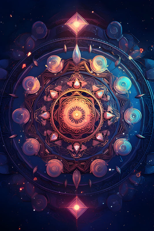 Tablou decorativ - Mandala cosmică