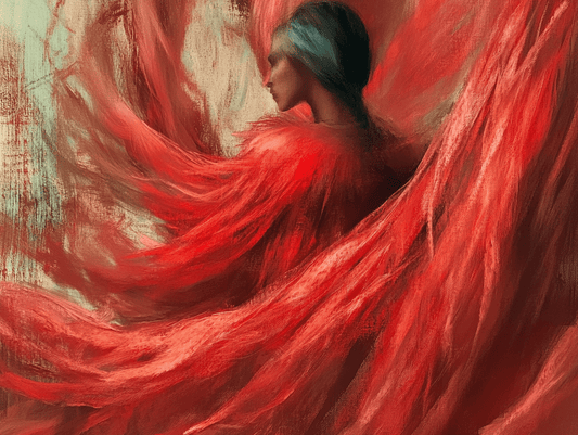 Tablou Canvas - Naluca in Rosu