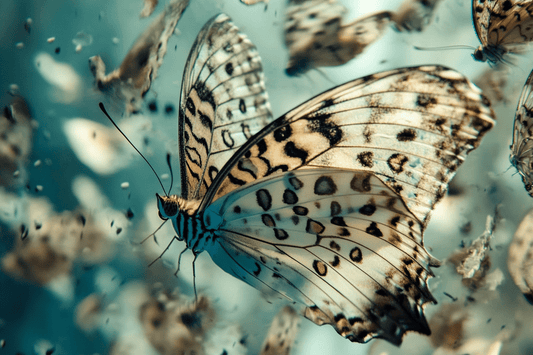 Tablou Canvas - Roi de Fluturi Elegant