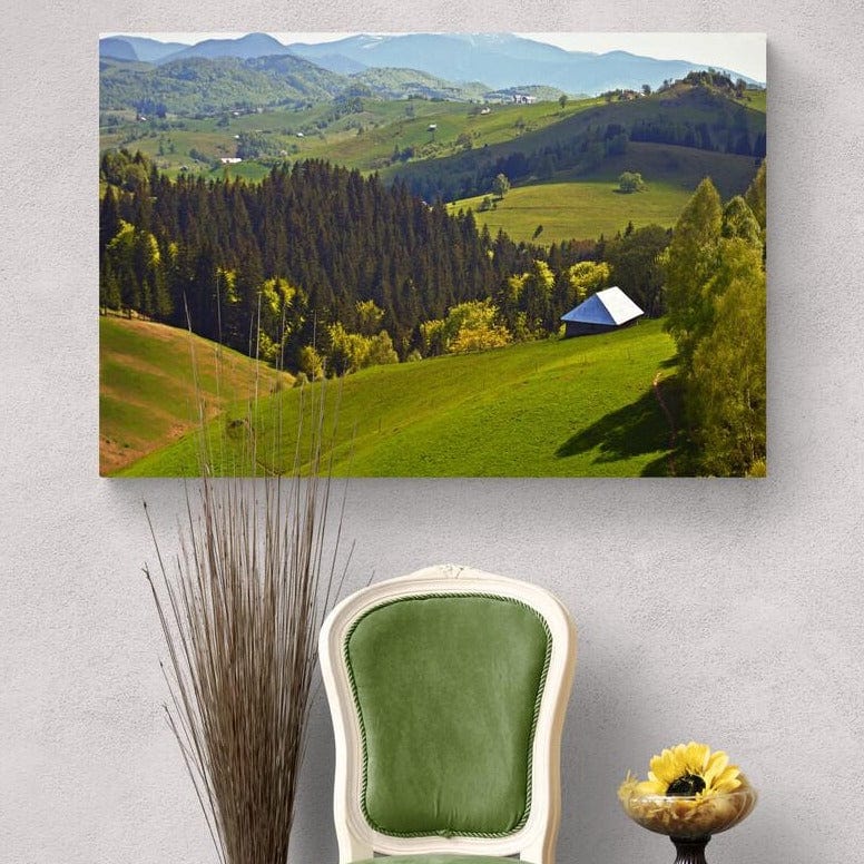 Tablou canvas romanesc - Satul romanesc - Cameradevis.ro