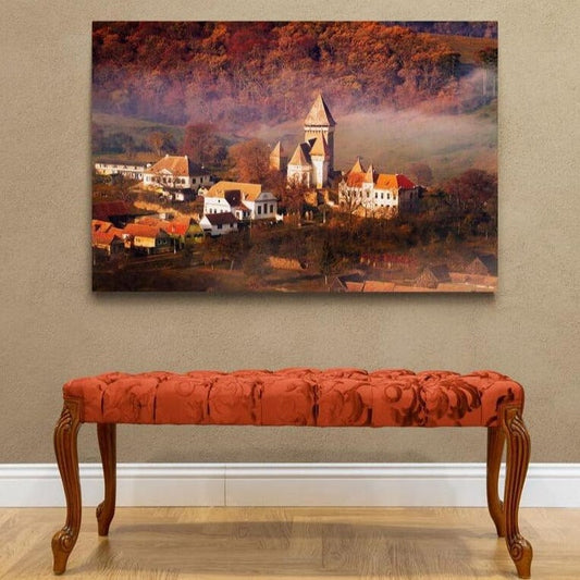 Tablou canvas romanesc - Arămiu la Iacobeni - Cameradevis.ro Cameradevis.ro