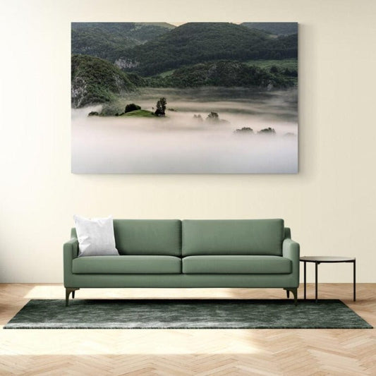 Tablou canvas romanesc - Căsuța din poveste Dumești - Cameradevis.ro