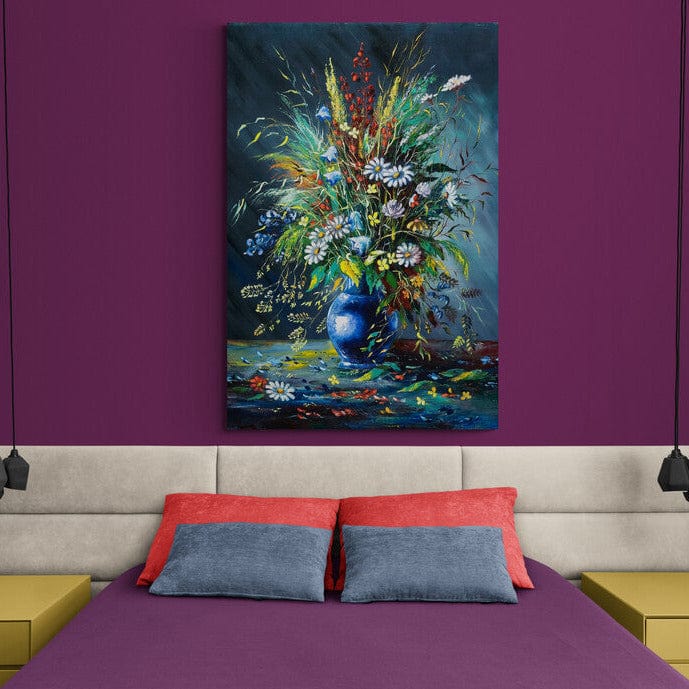 Tablou canvas - Vaza cu floricele de camp