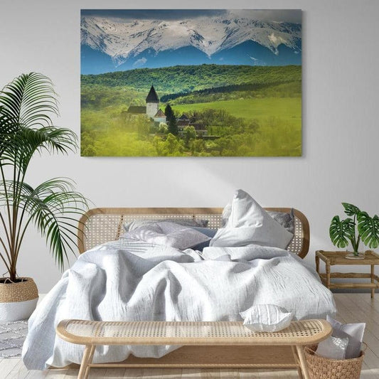 Tablou canvas romanesc - Colinele transilvane - Cameradevis.ro Cameradevis.ro