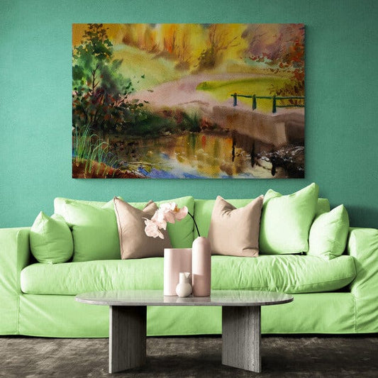 Tablou canvas - Podet pe rau - Cameradevis.ro Cameradevis.ro