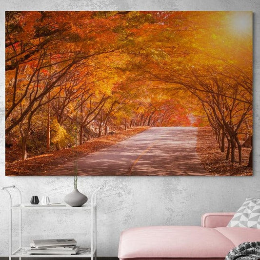 Tablou canvas - Toamna pe alee - Cameradevis.ro