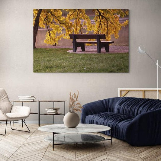 Tablou canvas romanesc - Toamna in IOR, Bucuresti - Cameradevis.ro