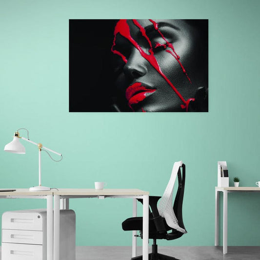 Tablou canvas -Red&Black - Cameradevis.ro