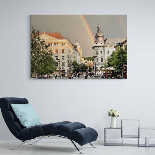 Tablou canvas romanesc - După amiaza la Cluj - Cameradevis.ro Cameradevis.ro