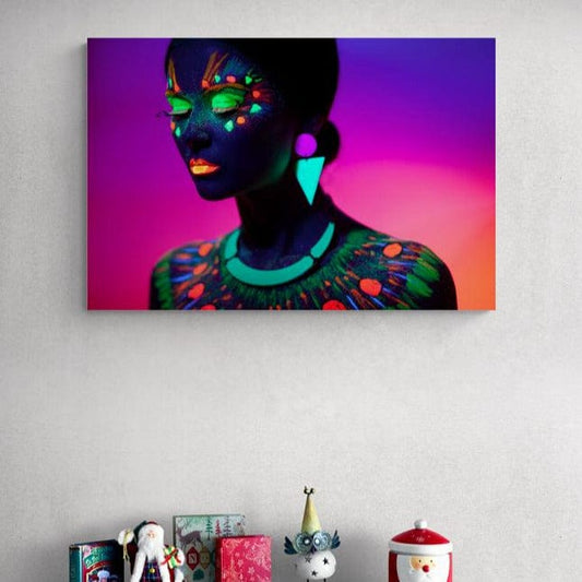 Tablou Canvas - Fata Pictata - Zibo.ro