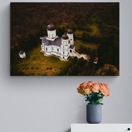 Tablou canvas romanesc - Manastirea Celic-Dere din Jud. Tulcea - Cameradevis.ro