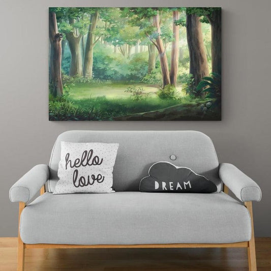 Tablou canvas - Padure desenata - Cameradevis.ro