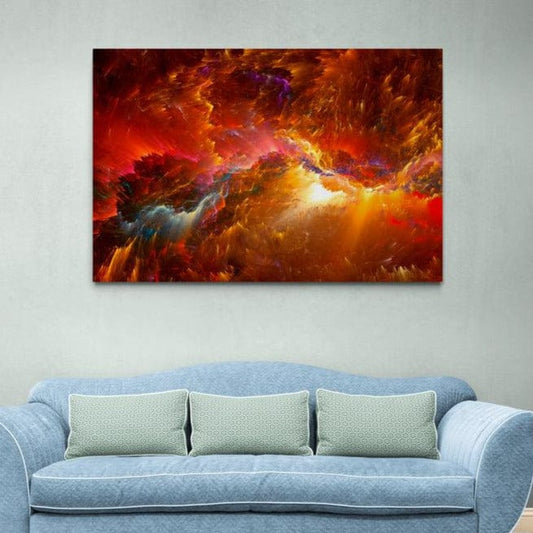 Tablou canvas - Furtuna rosiatica - Cameradevis.ro Cameradevis.ro