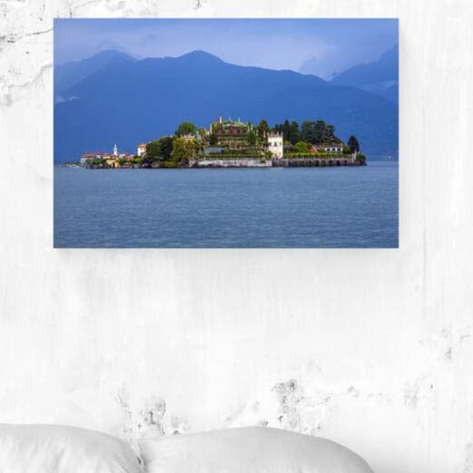 Tablou Canvas - Insula Isolabella lacul Maggiore - Zibo.ro