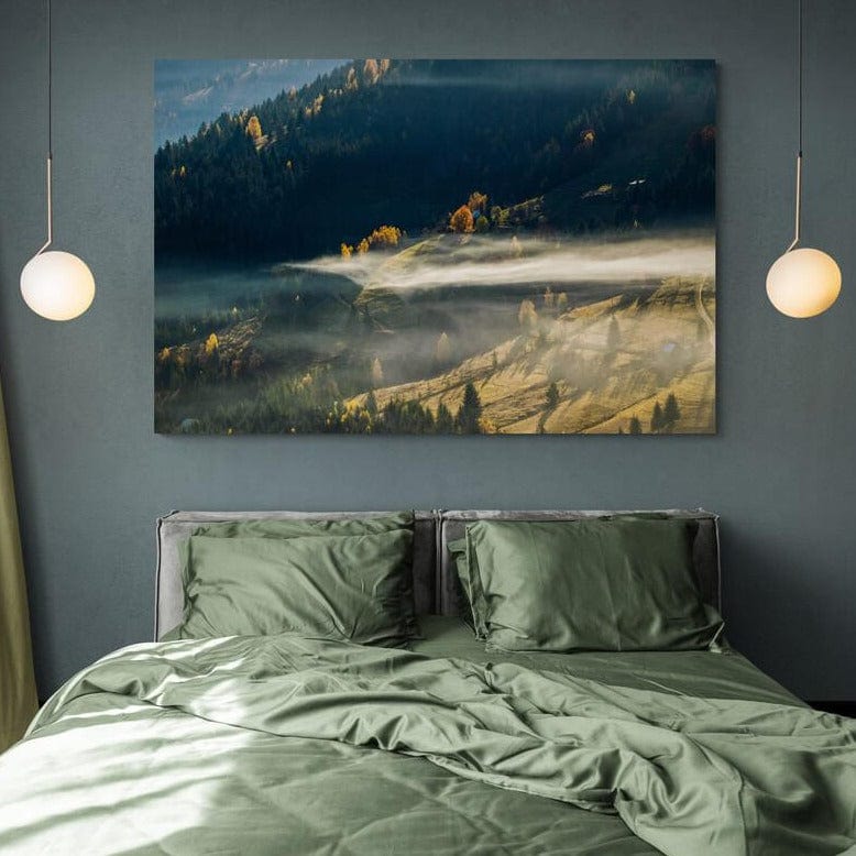 Tablou canvas romanesc - Dimineti la Matisesti - Cameradevis.ro Cameradevis.ro