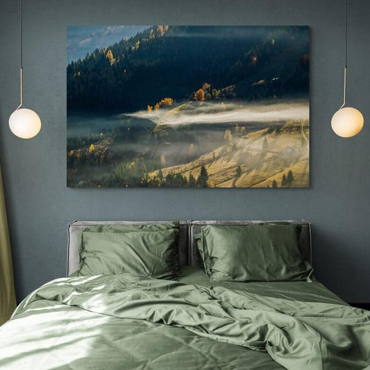 Tablou canvas romanesc - Dimineti la Matisesti - Cameradevis.ro Cameradevis.ro