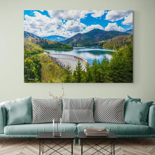 Tablou canvas romanesc - Lacul Dragan - Cameradevis.ro Cameradevis.ro