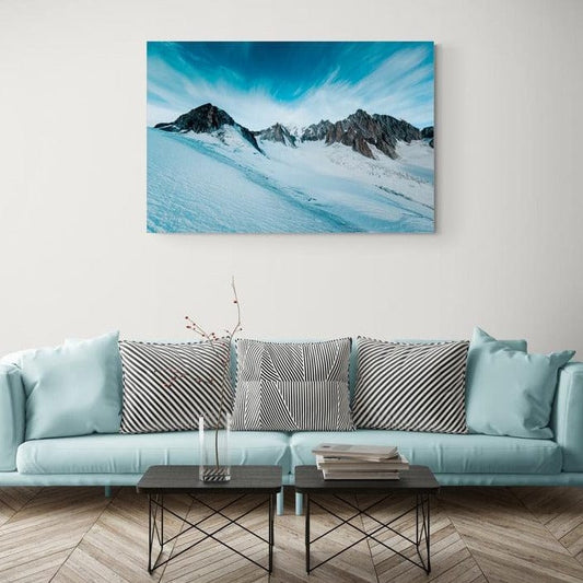 Tablou canvas - Varf montan inzapezit 3 - Zibo.ro