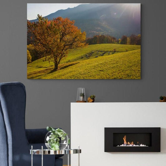 Tablou canvas romanesc - Dimineti colorate 2 - Magura, Brasov - Cameradevis.ro Cameradevis.ro