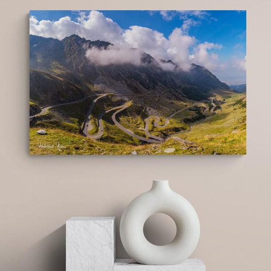 Tablou canvas romanesc - Drumul Transfagarasan - Cameradevis.ro Cameradevis.ro