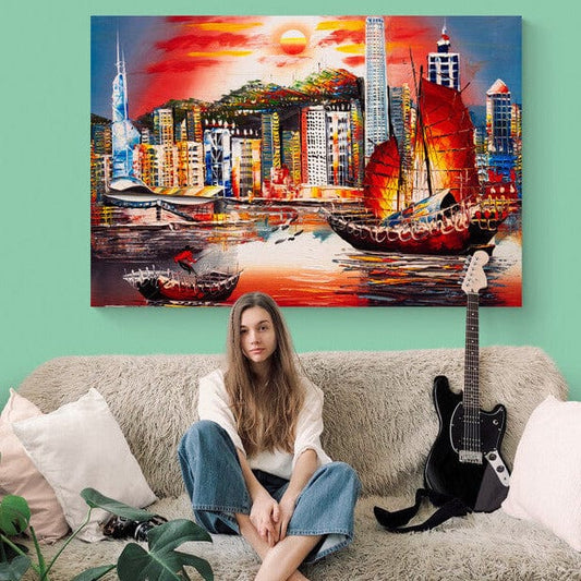 Tablou canvas -Hong Kong - Cameradevis.ro Cameradevis.ro