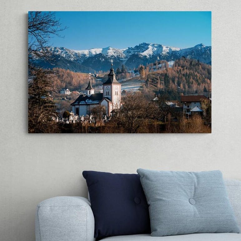 Tablou canvas romanesc - Moieciu, Brasov - Cameradevis.ro Cameradevis.ro