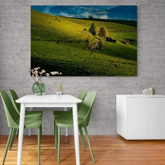 Tablou canvas romanesc - Pe deal - Cameradevis.ro