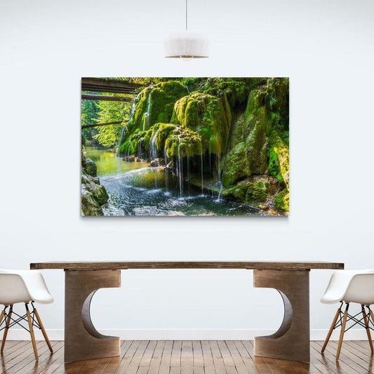 Tablou canvas romanesc - Cascada Bigar - Cameradevis.ro Cameradevis.ro