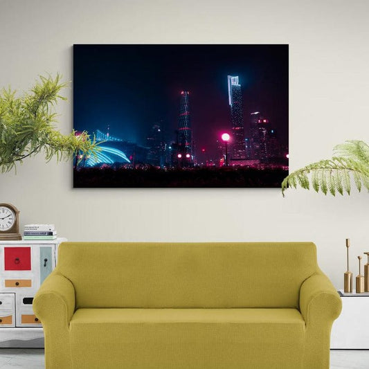 Tablou canvas - Urban de noapte - Cameradevis.ro