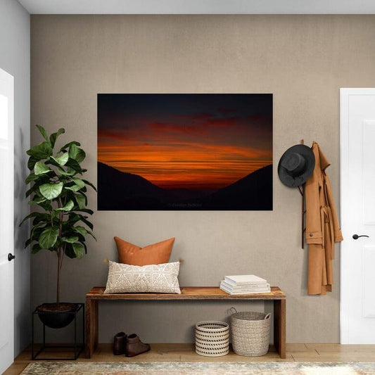 Tablou canvas romanesc - Apus - Cameradevis.ro