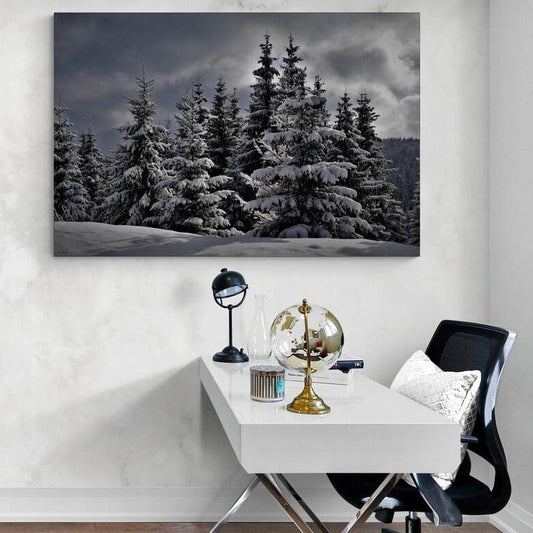 Tablou canvas romanesc - Iarna la Marisel - Cameradevis.ro Cameradevis.ro