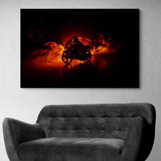 Tablou canvas - In flacari - Cameradevis.ro Cameradevis.ro