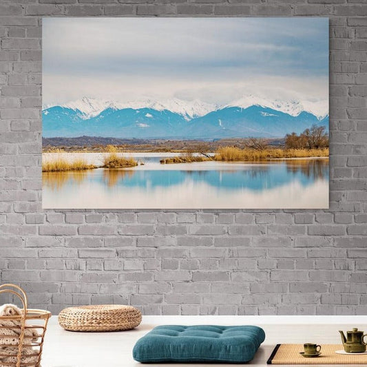 Tablou canvas romanesc - Reflectii, Gamboaca - Cameradevis.ro