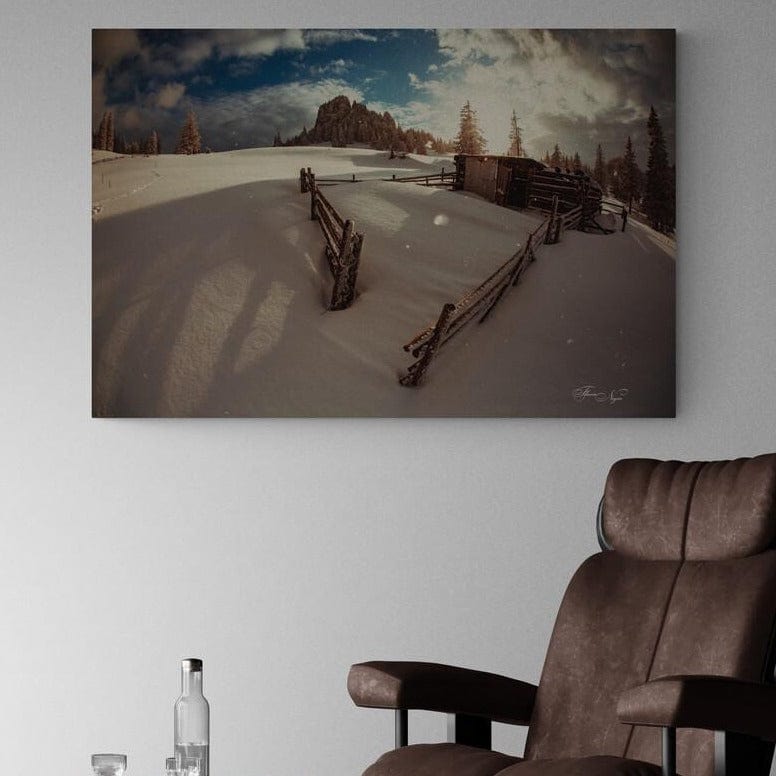 Tablou canvas romanesc - Povestea Zapezii - Cameradevis.ro