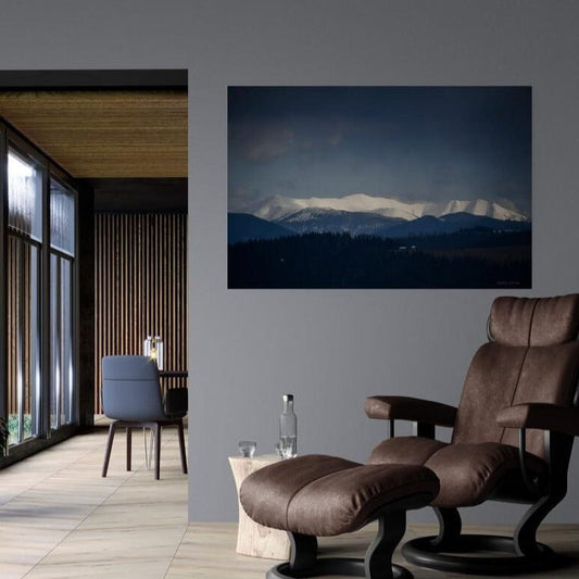 Tablou canvas romanesc - Muntii Calimani in alb - Cameradevis.ro